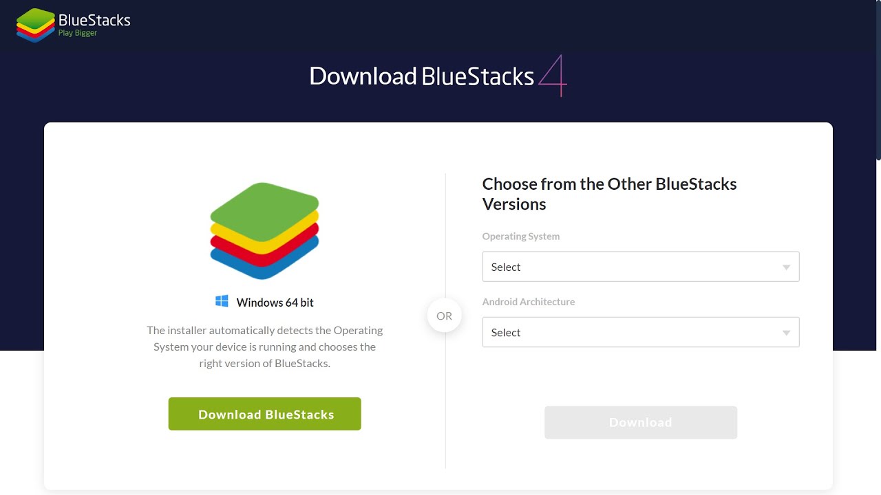 Bluestacks 4 Download for windows10 2023 - YouTube