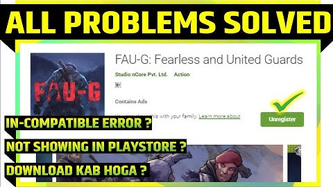 FAUG GAME PRE REGISTRATION PROBLEM SOLVED