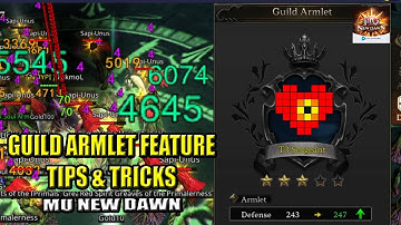 All about Guild Armlet Feature - MU New Dawn (English Subs)