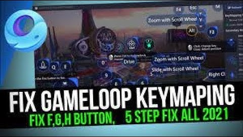 Gameloop Keymapping Fix | F G H Fixed | PUBG Mobile Emulator Mouse And Keyboard Not Working Solution