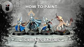 Contrast+ How to Paint: Cyreni's Razors Idoneth Deepkin