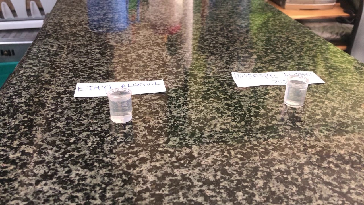 ETHYL ALCOHOL VS ISOPROPYL ALCOHOL...BEWARE!!! YouTube