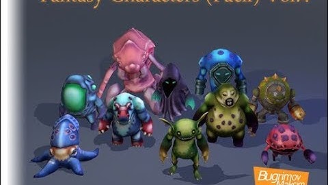 Fantasy Characters (Pack) Vol.4 - Unity Character Download