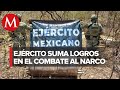 Ejército asegura siete 