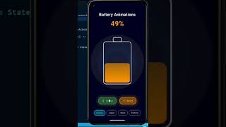 Loading Battery Animation Screen in Flutter 📱 #flutter #flutteranimation #flutterapps #uidesign