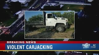 Manhunt for dangerous carjacker continues