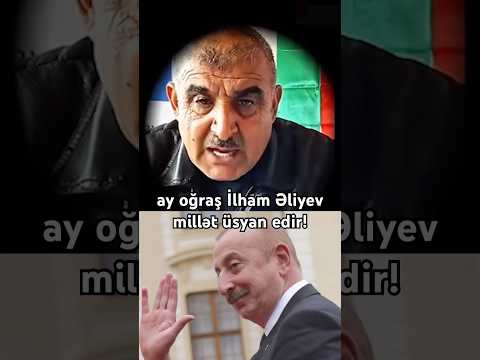 YAP üzvü də İlham Əliyevə etiraz edir! Ölkənin yiyəsi yoxdur! Millət artıq ayağa qalxmalıdır!