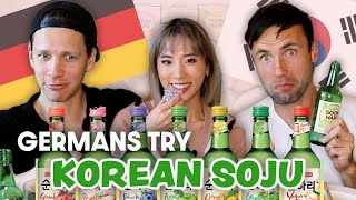 Немцы пробуют корейский алкоголь (СОДЖУ) · YB против Еды screenshot 4