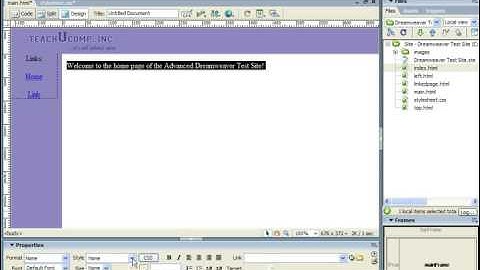 Dreamweaver Tutorial Applying and Removing CSS Styles Adobe Training Lesson 10.6
