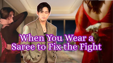 When You Wear a Saree to Fix the Fight | Taehyung FF | Kim Taehyung ff | Romantic FF