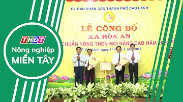 TP. Cao Lãnh: Xã Hòa An đạt chuẩn nông thôn mới nâng cao | Nông nghiệp Miền Tây