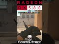 GPU RX 580 - Counter-Strike #PCCraft #GamingPC2026 #RTX5090 #PCBuild #shorts #viral  #rtx4060
