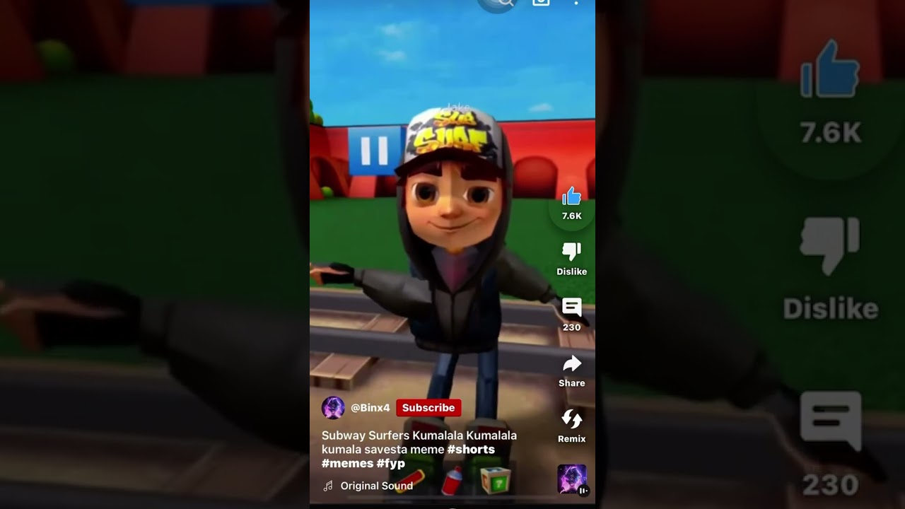 Subway Surfers Kumalala Kumalala Kumala Savesta meme on Make a GIF