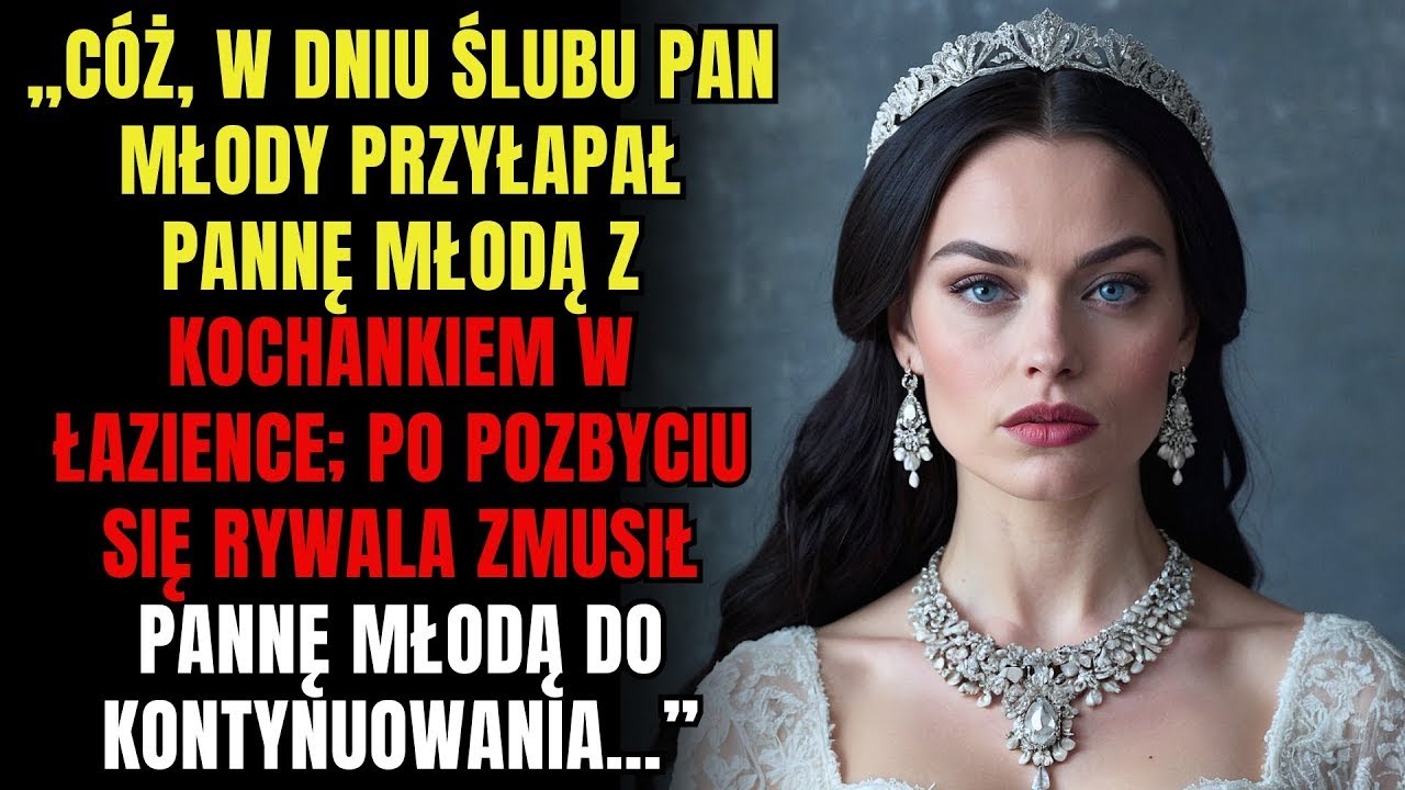 Podczas samego ślubu pan młody zastał pannę młodą z jej kochankiem w łazience; po usunięciu rywa