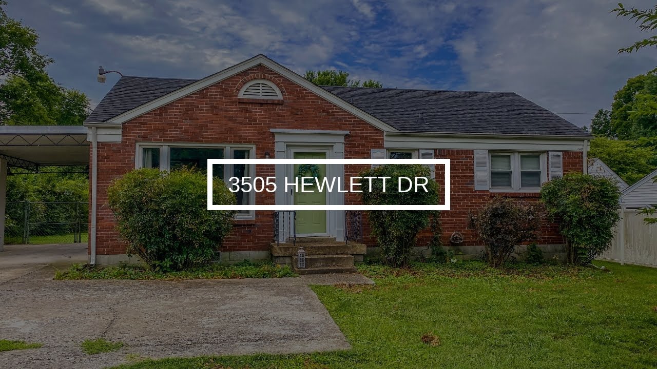 3505 Hewlett Dr Nashville Real Estate YouTube
