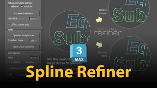 Spline Refiner 3dsMax plugin