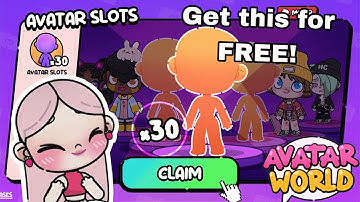 NEW HACK! How to get more character on Avatar world for FREE! |PAZU Avatar world