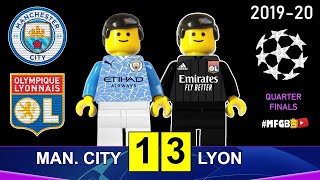 Manchester City vs Lyon 1-3 • Champions League 2019/20 in Lego • All Goals Highlights Lego Football