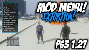 EXTORTION 3.9 NEW UPDATE / FREEZE CONSOLE //FIX DISABLED ACCOUNT (PS3) IS THIS THE BEST MOD MENU?