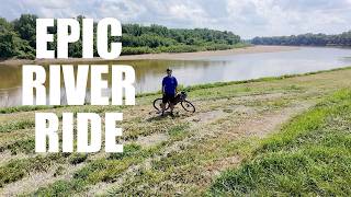 Where Two Massive Rivers Meet Remote Indiana Gravel Ride