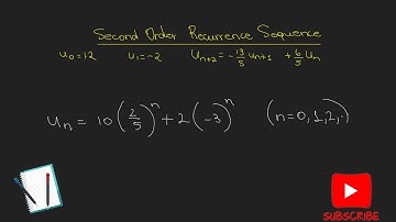 The closed form of a second order recurrence Sequence