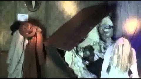 HAUNTEDPROPS.COM GRAVITY SHIFT LEVITATING/ FLIPPING ARMOIRE W/ TRIPLE GHOST