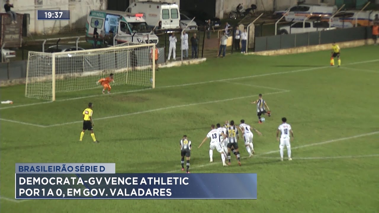 Brasileirão Série D DemocrataGV Vence o Athletic por 1 a 0, em Gov