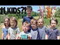 WE TOOK 11 KIDS TO FEED GOATS AND PICK FRUIT! (GOAT BIT HER FINGER!?) | #ROADTO100K