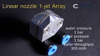Linear nozzle 1 jet Array