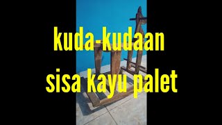 cara bikin mainan kuda-kudaan dari kayu palet || model mainan kuda kudaan