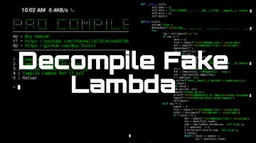 How to Decompile Fake lambda | How to Decode Fake Lambda  Check the video, #termux #terminal