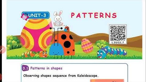 4th std Maths - Patterns - shapes and Numbersl