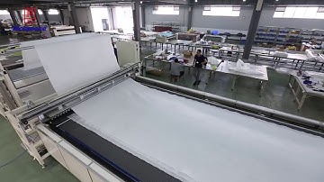 Richpeace automatic multi layers spreading machine for airbag material