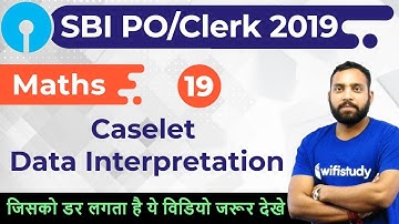 4:00 PM - SBI PO/Clerk 2019 | Maths by Arun Sir | Caselet DI (Data Interpretation)
