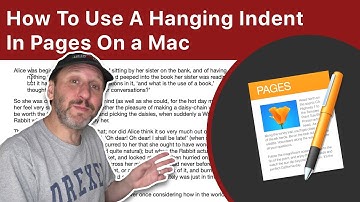 How To Use A Hanging Indent In Pages On a Mac