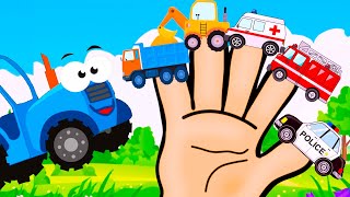 Синий трактор Песенки для детей Машинки и Тракторенок Семья