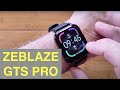 ZEBLAZE GTS PRO Apple Watch Shaped IP67 Waterproof Updated Fitness Smartwatch: Unboxing and 1st Look