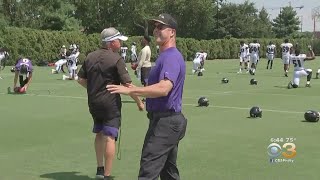 Day Two Of Eagles, Ravens Joint Practice On Tuesday