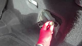 Mini Countryman R60 Locking Wheel Nut tool location
