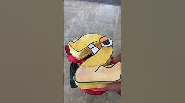 The tower is Falling paper Alpahbet lore French