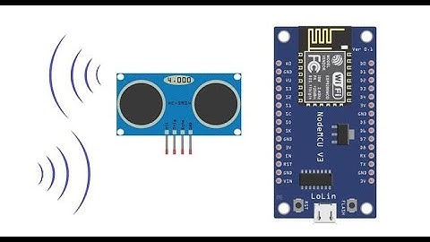 Measuring Distance Using HC-SR04 Ultrasonic Sensor and ESP8266 NodeMCU