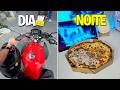 MEU DIA NA AUTOESCOLA… e minha NOITE de GAMER 🍕🎮