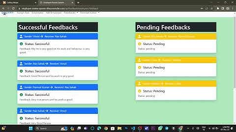 Employee Review System Full Stack Project Coding Ninjas Skill Test With Cool Ui👌👌