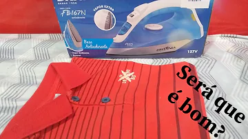 Como usar ferro de passar roupa Britânia?