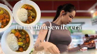 ✩ grwm to enter my housewife era | ep 1: japanese curry ✩