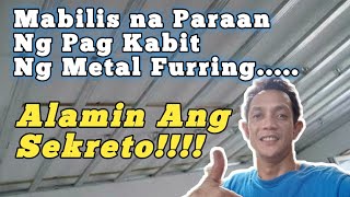 Mabilis na Pag Kabit Ng Metal Furring • Hardiflex Ceiling • Paano Mag Kisame