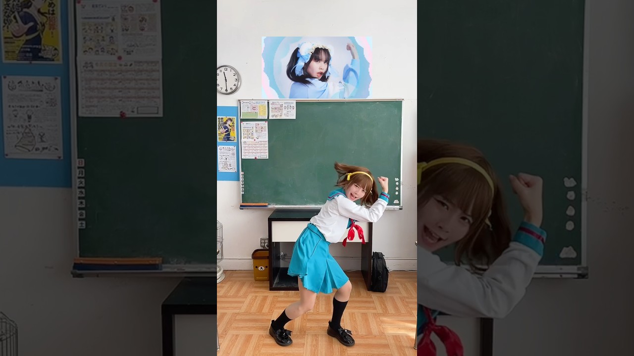 Hamu Energy☆ Dance Cover in The Melancholy of Haruhi Suzumiya Cosplay #anime  #cosplay