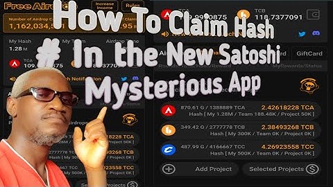 How To Claim Hash # In the New Satoshi Mysterious App