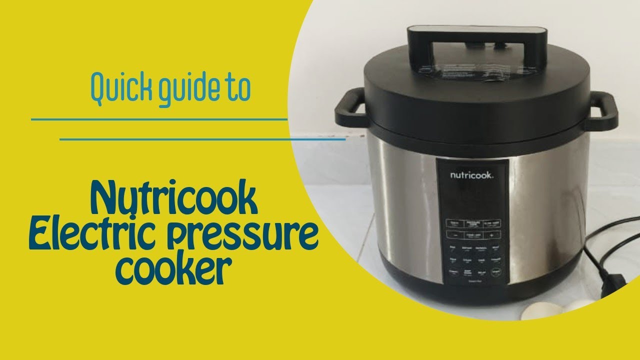 How to use an electric Pressure Cooker? Quick guide, Nutricook Electric pressure cooker #food #fyp