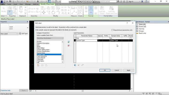 HOW TO CREATE PIPE TAG FAMILY IN REVIT MEP